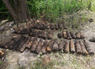 76 pocisków artyleryjskich z II wojny światowej odnaleziono w Jaśle