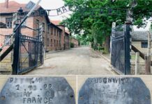 Policja zabezpieczyła nieśmiertelnik więźnia z Auschwitz obóz Auschwitz Birkenau nieśmiertelnik identyfikator