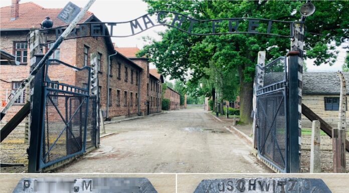 Policja zabezpieczyła nieśmiertelnik więźnia z Auschwitz obóz Auschwitz Birkenau nieśmiertelnik identyfikator