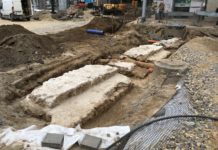 Druga część mostu Królewskiego z 1814 roku odkryta w Krakowie