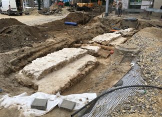 Druga część mostu Królewskiego z 1814 roku odkryta w Krakowie