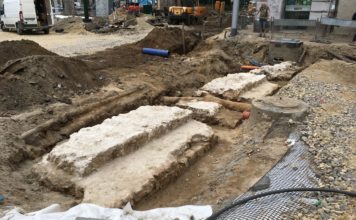 Druga część mostu Królewskiego z 1814 roku odkryta w Krakowie