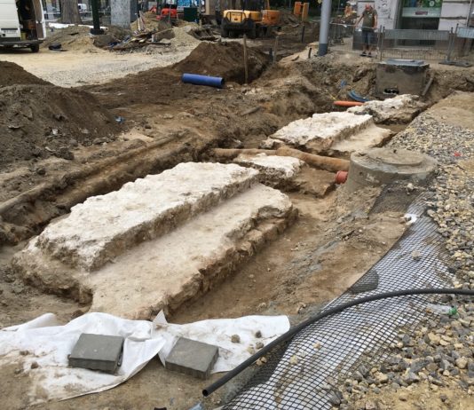 Druga część mostu Królewskiego z 1814 roku odkryta w Krakowie