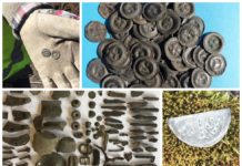 Archeolodzy z poszukiwaczami odkryli skarb średniowiecznych srebrnych monet