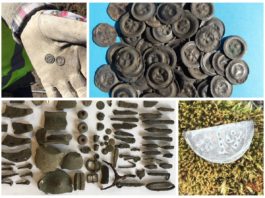 Archeolodzy z poszukiwaczami odkryli skarb średniowiecznych srebrnych monet