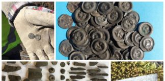 Archeolodzy z poszukiwaczami odkryli skarb średniowiecznych srebrnych monet