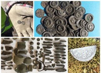 Archeolodzy z poszukiwaczami odkryli skarb średniowiecznych srebrnych monet