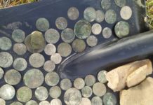 Skarb zawierający 680 monet uratowali poszukiwacze z wykrywaczami (GALERIA + FILM)