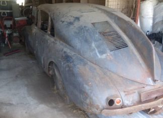 Futurystyczny 'barn find’ – Czechosłowacka Tatra T87! (GALERIA) Tatra T87