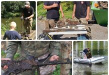 Oczyszczali rzekę zbierając fundusze na dom dziecka (GALERIA + FILM)