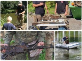 Oczyszczali rzekę zbierając fundusze na dom dziecka (GALERIA + FILM)