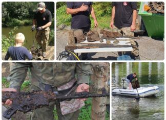 Oczyszczali rzekę zbierając fundusze na dom dziecka (GALERIA + FILM)