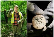 Sensacyjne znalezisko z zamku Moiselin – średniowieczna pieczęć średniowieczna pieczęć zamek Myślino