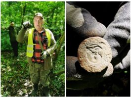 Sensacyjne znalezisko z zamku Moiselin – średniowieczna pieczęć średniowieczna pieczęć zamek Myślino