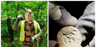 Sensacyjne znalezisko z zamku Moiselin – średniowieczna pieczęć średniowieczna pieczęć zamek Myślino