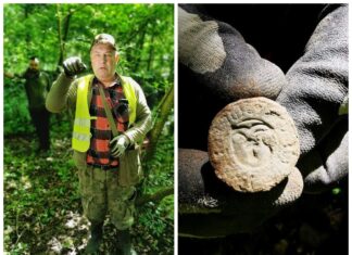 Sensacyjne znalezisko z zamku Moiselin – średniowieczna pieczęć średniowieczna pieczęć zamek Myślino