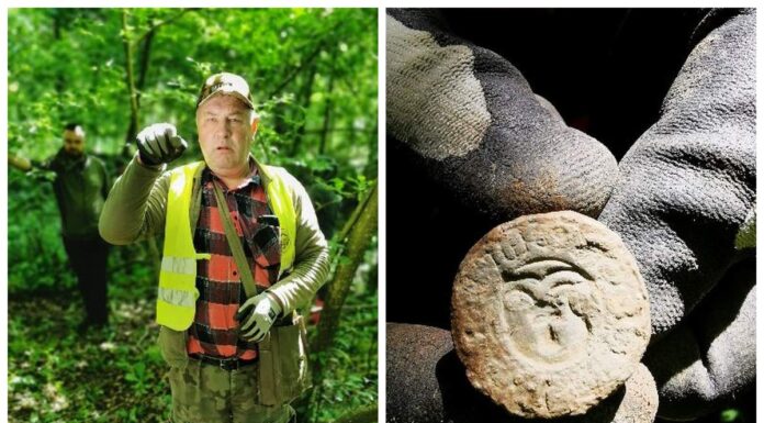 Sensacyjne znalezisko z zamku Moiselin – średniowieczna pieczęć średniowieczna pieczęć zamek Myślino