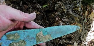 Sensacyjne znalezisko z epoki brązu na Podkarpaciu – archeolodzy są poruszeni sztylet epoka brązu stowarzyszenie Galicja