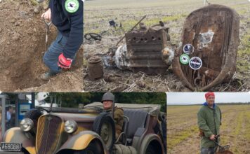 W szczerym polu znaleźli polski przedwojenny samochód! (GALERIA)
