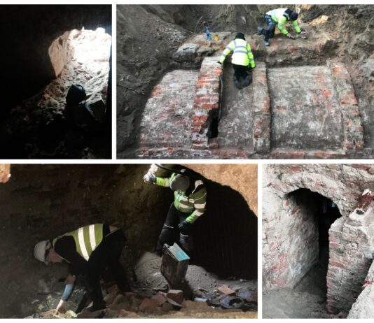 Piwnica odkryta w Słupsku – pierwsze wejście od wojny! (Galeria + FILM z eksploracji) Przedwojenne piwnice odkryte w Słupsku