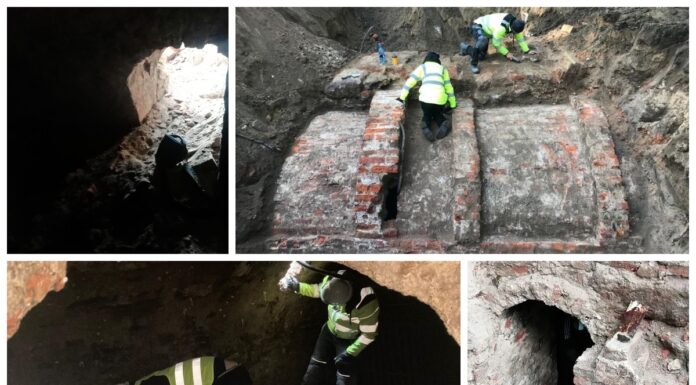 Piwnica odkryta w Słupsku – pierwsze wejście od wojny! (Galeria + FILM z eksploracji) Przedwojenne piwnice odkryte w Słupsku