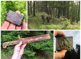 Poszukiwacze odkrywają losy poległych żołnierzy w Bieszczadach (GALERIA) poszukiwacze Baligród Bieszczady Manyłowa