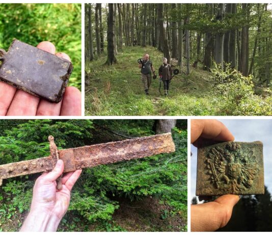 Poszukiwacze odkrywają losy poległych żołnierzy w Bieszczadach (GALERIA) poszukiwacze Baligród Bieszczady Manyłowa