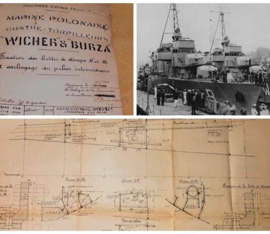 Znalazł w mieszkaniu francuskie dokumenty dot. budowy ORP Wicher i Burza – szuka muzeum!