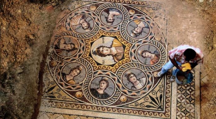 Trzy wyjątkowe greckie mozaiki z zatopionego miasta Zeguma (GALERIA) niezwykla antyczna mozaika miasto Zenguma