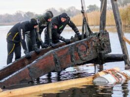 Niezwykłe kozackie odkrycie na dnie Dniepru na Ukrainie (GALERIA +FILM)