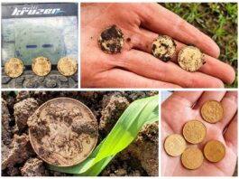 Polacy znaleźli skarb złotych suwerenów z XIX wieku! (GALERIA) skarb monety suwereny złoto