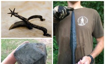 Lubelskie. Średniowieczna ostroga, buława i włócznia… odkryte magnesem neodymowym! zabytki wyłowione magnesem neodymowym