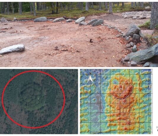 Kamienny krąg Gotów sprzed 2000 lat odkryty w gminie Resko Kamienny krąg Gotów gmina Resko