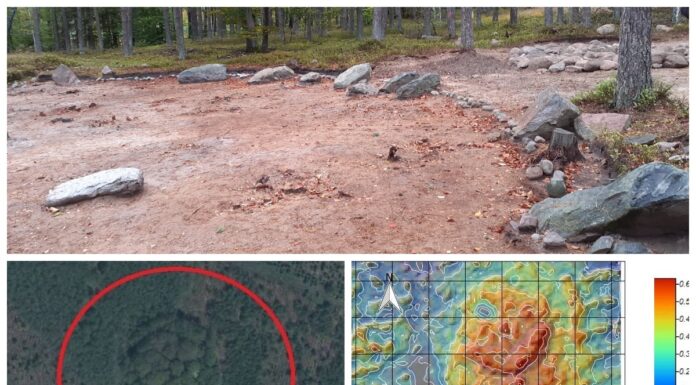 Kamienny krąg Gotów sprzed 2000 lat odkryty w gminie Resko Kamienny krąg Gotów gmina Resko