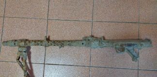 Kopiąc basen znaleźli karabin maszynowy z czasów II wojny światowej