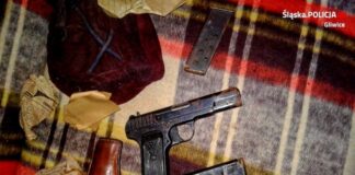 Znalazła broń w tapczanie i oddała policji, to już drugi taki przypadek w tym tygodniu! pistolet TT znaleziony w Gliwicach