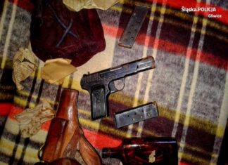 Znalazła broń w tapczanie i oddała policji, to już drugi taki przypadek w tym tygodniu! pistolet TT znaleziony w Gliwicach