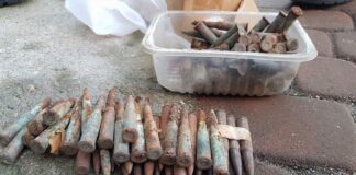 Pomorze. Bez pozwolenia posiadał kilkaset sztuk amunicji w tym z IIWŚ Naboje karabinowe z II wojny światowej