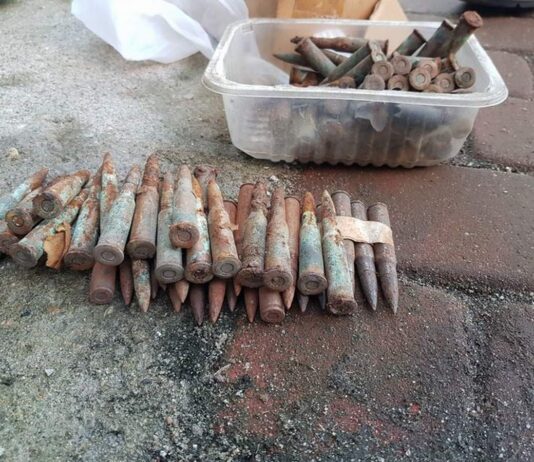 Pomorze. Bez pozwolenia posiadał kilkaset sztuk amunicji w tym z IIWŚ Naboje karabinowe z II wojny światowej