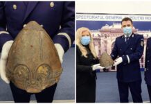 Niezwykły hełm wikingów odzyskany po 10 latach przez służby (FILM) hełm wikingów z XI wieku