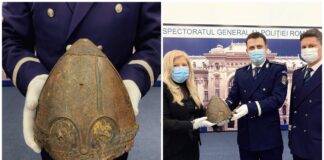 Niezwykły hełm wikingów odzyskany po 10 latach przez służby (FILM) hełm wikingów z XI wieku