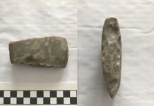 Znalazł w polu siekierkę z neolitu i pokazał w internecie – odwiedziła go policja neolityczna siekierka krzemienna