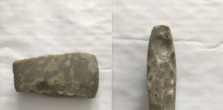 Znalazł w polu siekierkę z neolitu i pokazał w internecie – odwiedziła go policja neolityczna siekierka krzemienna