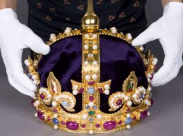 Poszukiwacz odnalazł element zaginionej korony króla Henryka VIII (GALERIA)