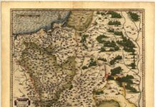 Odnaleziono najstarszą szczegółową mapę Mazur – Krzyżacka mapa z XVI wieku! Europa Polska Poland Masovia Silesia Pomerania map 1570