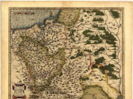 Odnaleziono najstarszą szczegółową mapę Mazur – Krzyżacka mapa z XVI wieku! Europa Polska Poland Masovia Silesia Pomerania map 1570