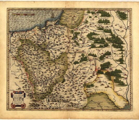 Odnaleziono najstarszą szczegółową mapę Mazur – Krzyżacka mapa z XVI wieku! Europa Polska Poland Masovia Silesia Pomerania map 1570