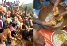 Gorączka złota w Kongo. Tubylcy rękoma kopią w ziemi (FILM) gorączka złota kongo