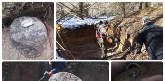 Koparką sprawdzają poniemieckie „ziemianki” wojskowe pod Braniewem (GALERIA) niemieckie ziemianki kocioł Braniewski