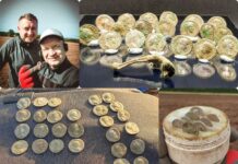 Historia „skarbu legionisty”… czyli rzymskie denary odkryte przez dwóch Polaków! (GALERIA) skarb rzymskich monet odkryty w uk